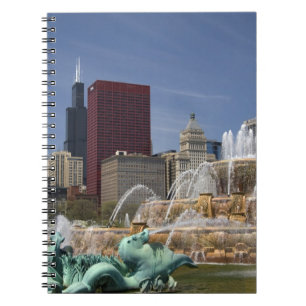 Buckingham Fountain located in Grant Park, Notebook