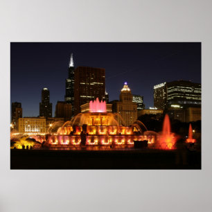 Buckingham Fountain Poster