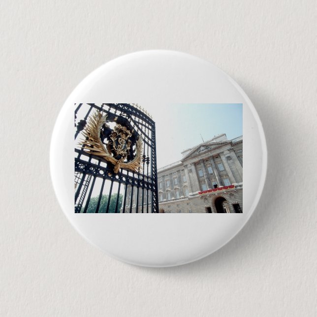 Buckingham Palace 6 Cm Round Badge (Front)