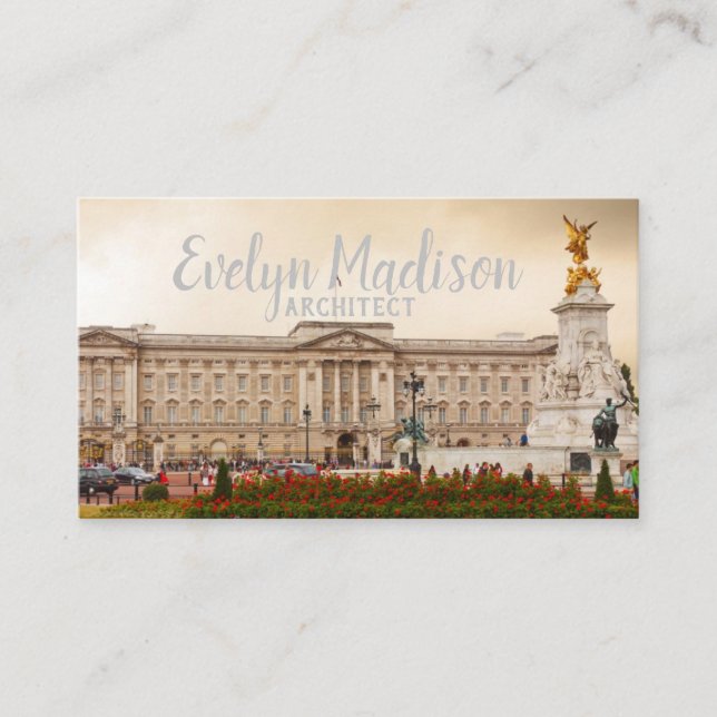 Buckingham Palace Business Card (Front)