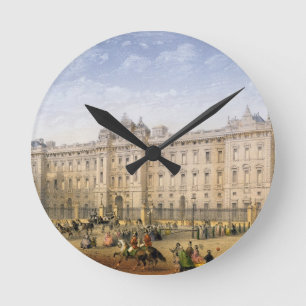 Buckingham Palace, c.1862 (colour litho) Round Clock