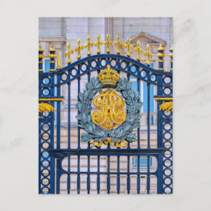 Buckingham Palace Gates, London UK Postcard