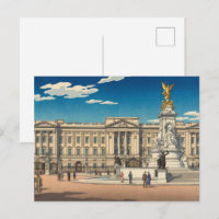 Buckingham Palace Japanese Woodblock Print