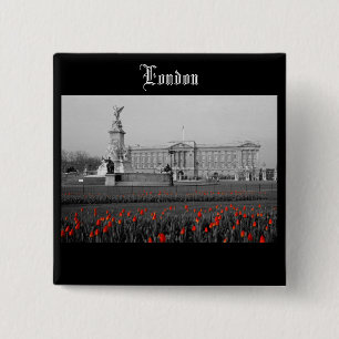 Buckingham Palace London 15 Cm Square Badge