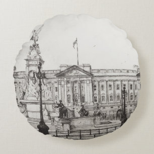 Buckingham Palace London.2006 Round Cushion