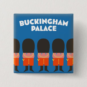 Buckingham Palace London by train Giant Coffee Mug 15 Cm Square Badge