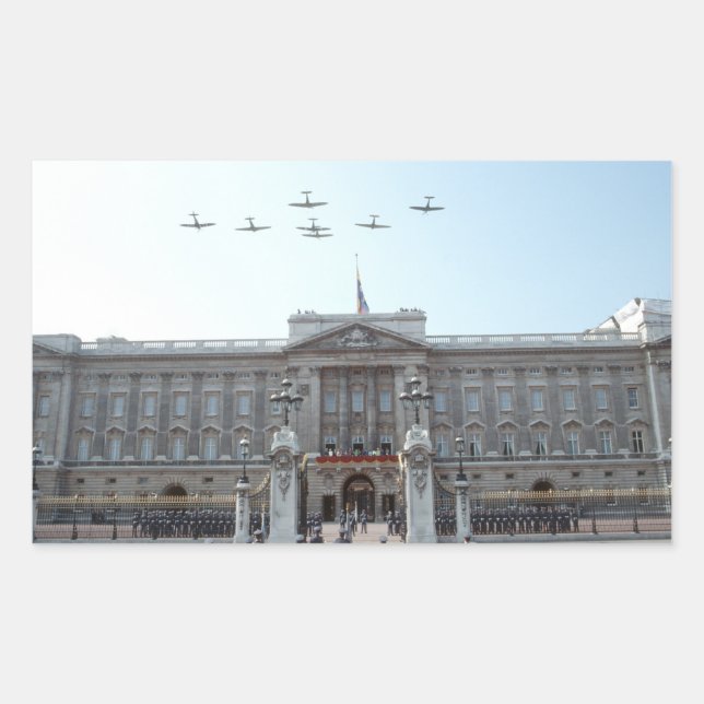 Buckingham Palace London Rectangular Sticker (Front)