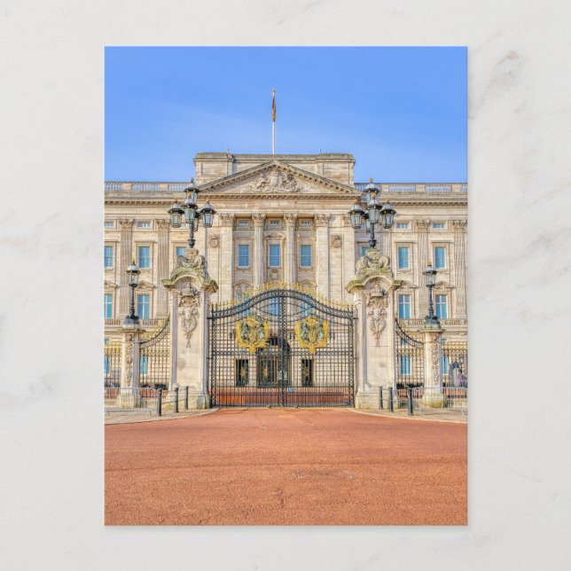 Buckingham Palace, London UK Postcard (Front)