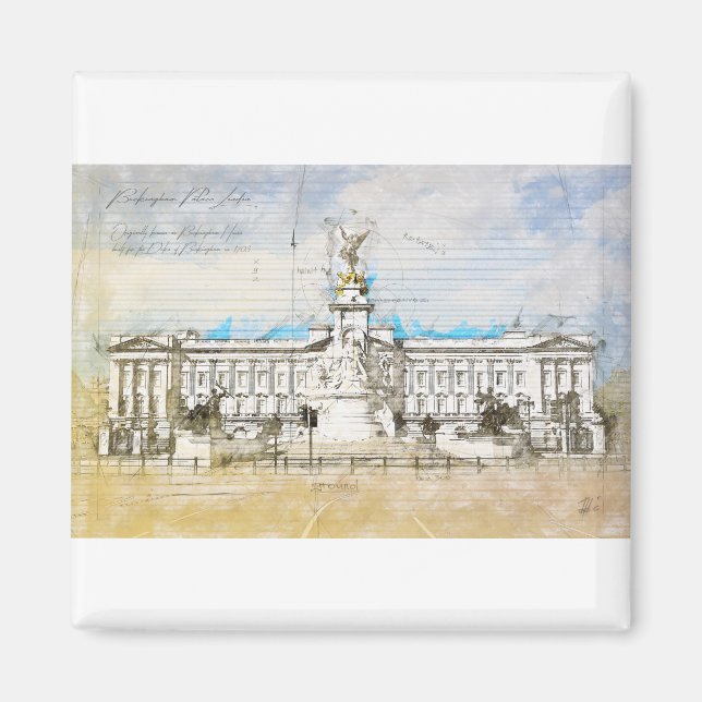 Buckingham Palace Magnet (Front)