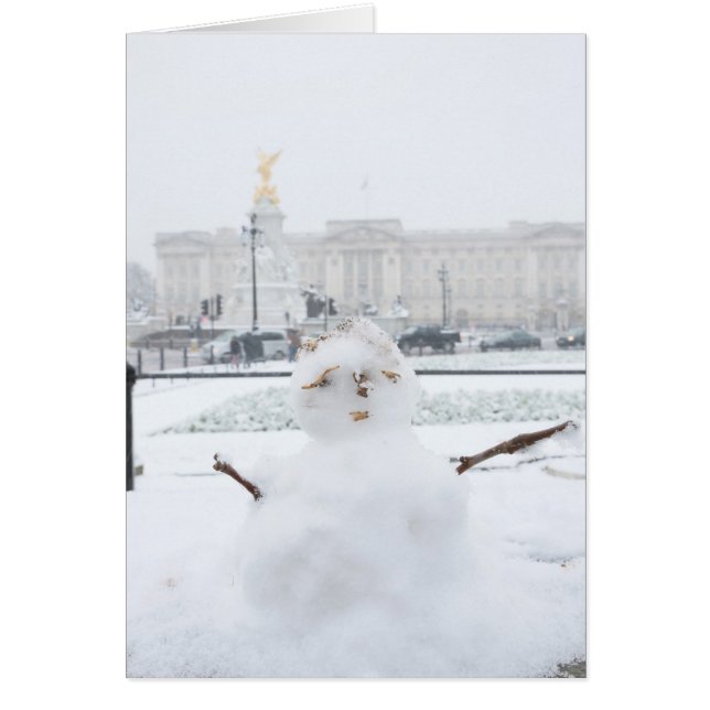 Buckingham Palace snowman London (Front)