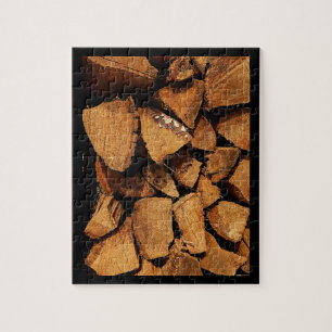 Bucks County Fireplace Wood Jigsaw Puzzle