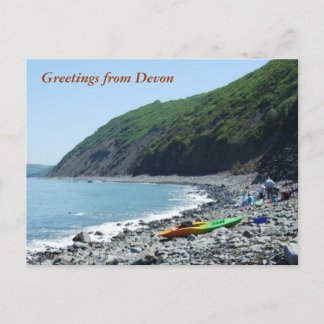Bucks Mills Beach, Devon Postcard