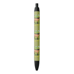 Buckskin Dun Quarter Horse Black Ink Pen