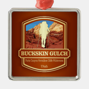 Buckskin Gulch (B) Metal Ornament