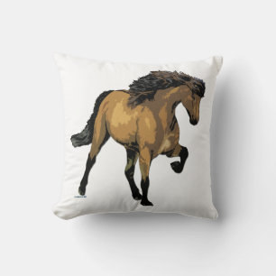 Buckskin Icelandic horse in Nouvelle Vogue Cushion