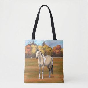 Buckskin Pinto Dun Paint Horse Staillion Tote Bag