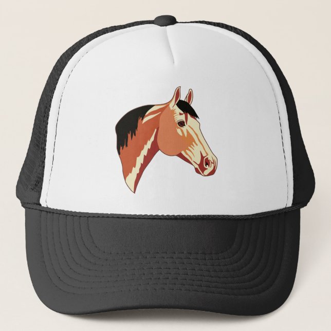 Buckskin Quarter Horse Trucker Hat (Front)