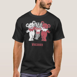 Bucky and Bears - University of Wisconsin-Madison  T-Shirt