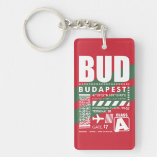 BUD Budapest Airport Key Ring
