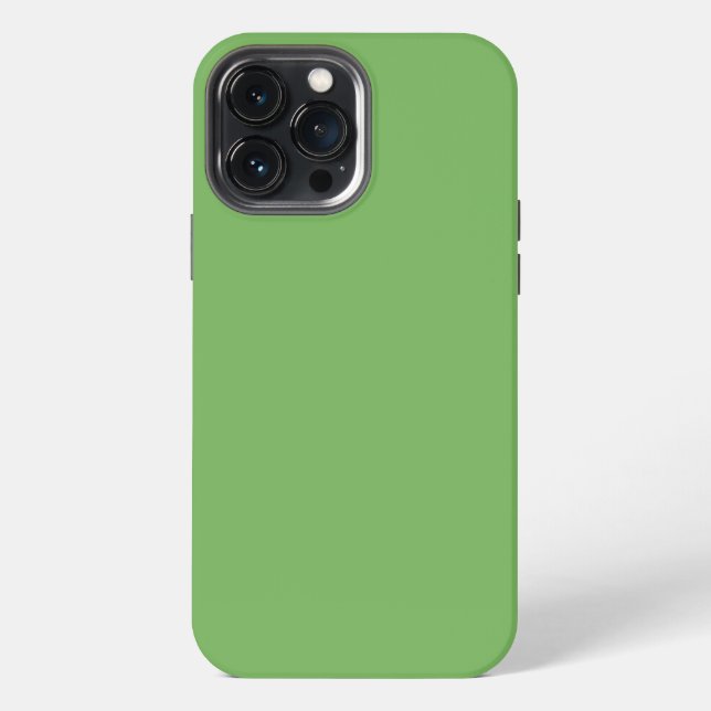 Bud green (solid colour)  iPhone case (Back)