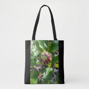 bud in autumn tote bag