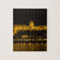 Buda Castle Hungary Budapest at night