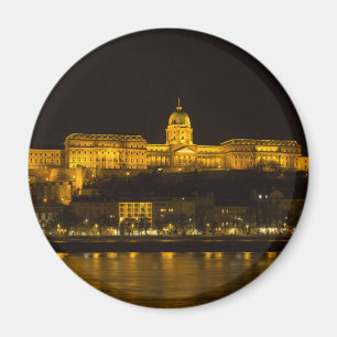 Buda Castle Hungary Budapest at night Magnet