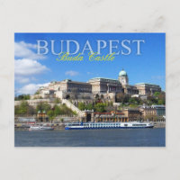 Buda Castle overlooking River Danube in Budapest