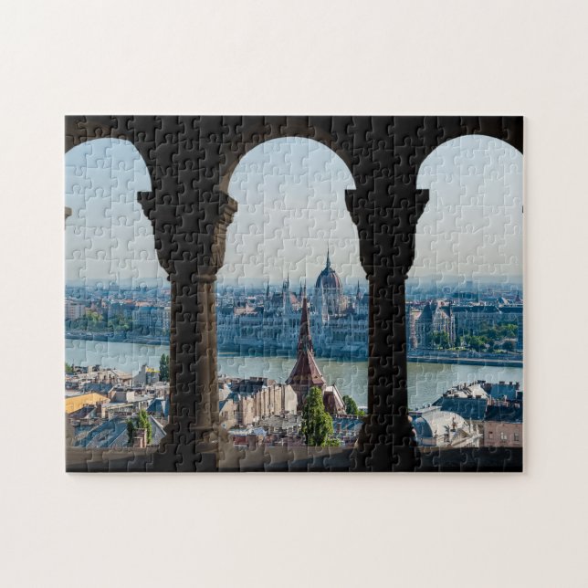 Budapest and hungarian parliament jigsaw puzzle (Horizontal)