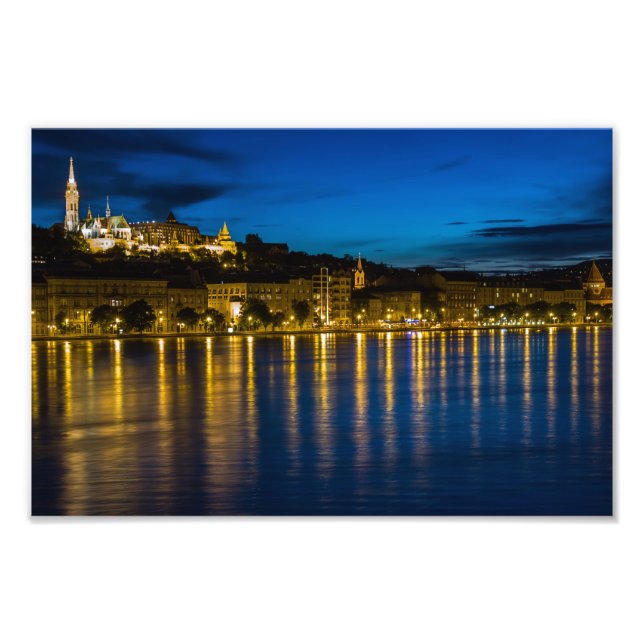 Budapest and the Danube Photo Print (Front)