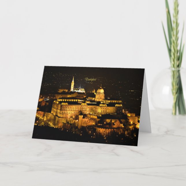 Budapest at Night Card (Front)