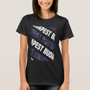 Budapest Camo Pattern Purple Camouflage T-Shirt