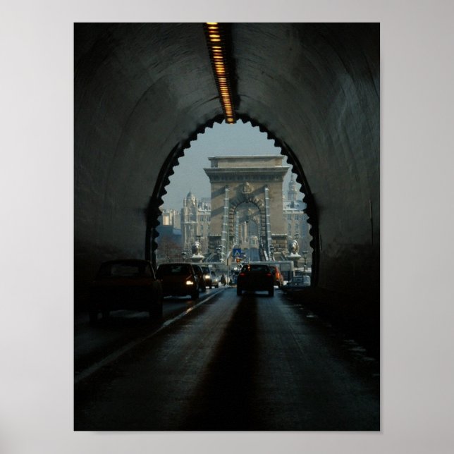Budapest Chain Bridge Poster (Front)