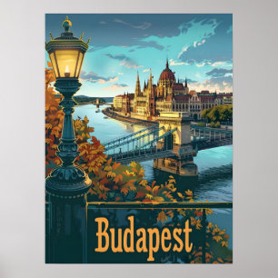 Budapest Danube Poster
