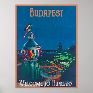 Budapest, Fisherman Bastion, Hungary Poster