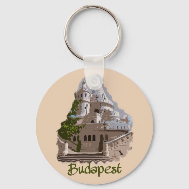 Budapest: Fisherman's Bastion Key Ring (Front)