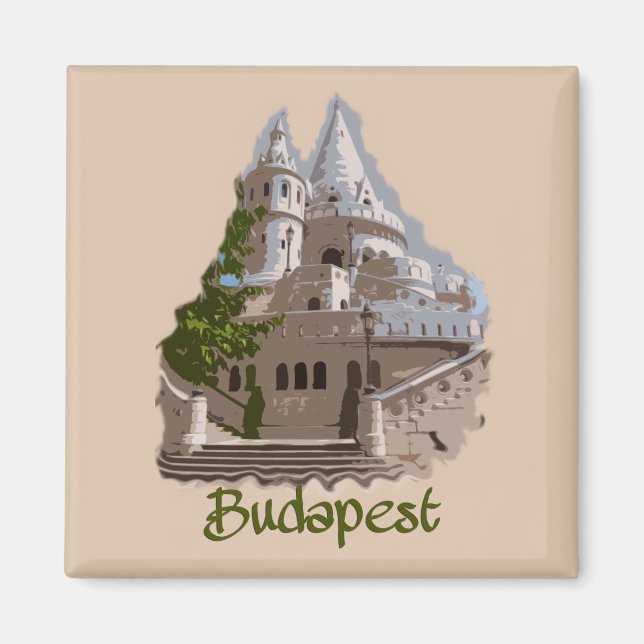 Budapest: Fisherman's Bastion Magnet (Front)