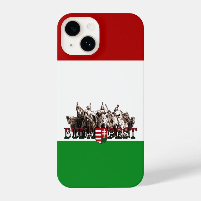 Budapest Heroes Hungarian Flag iPhone Case (Back)