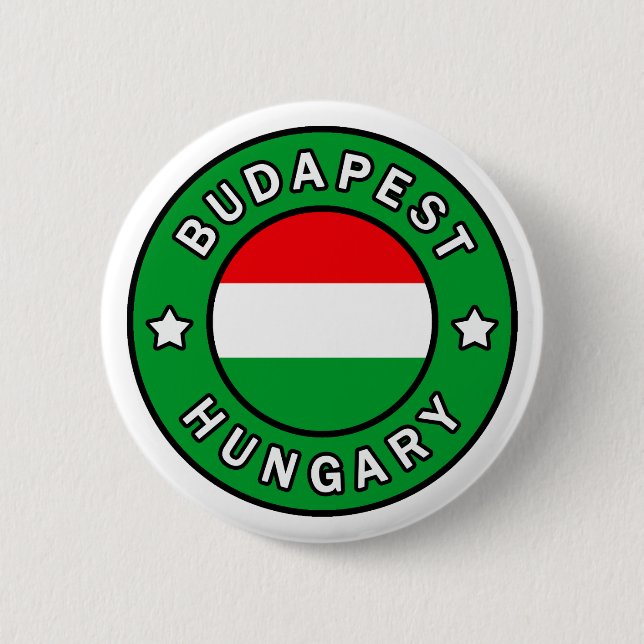 Budapest Hungary 6 Cm Round Badge (Front)