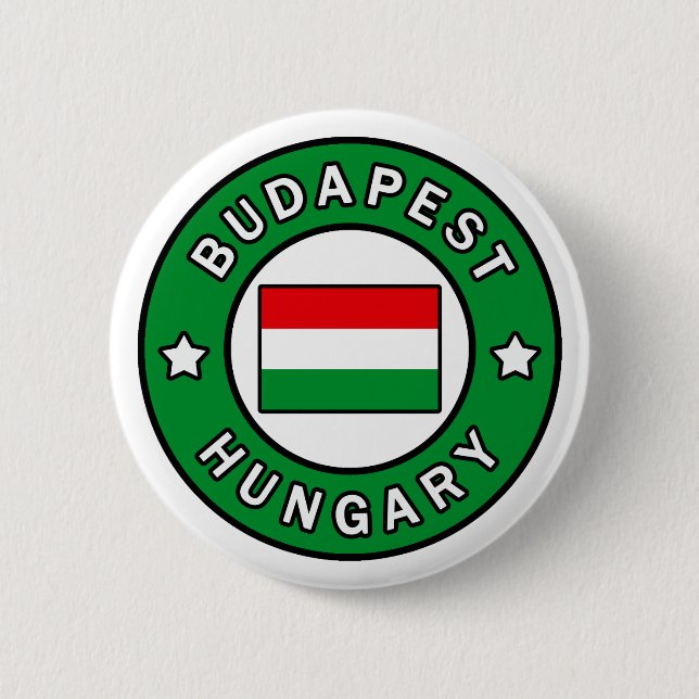 Budapest Hungary 6 Cm Round Badge (Front)