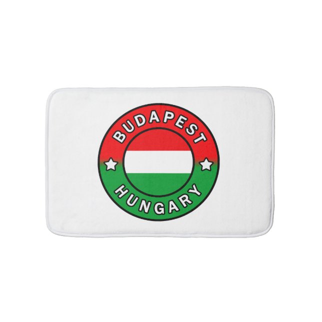 Budapest Hungary Bath Mat (Front)