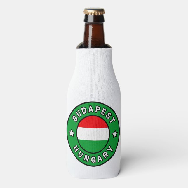 Budapest Hungary Bottle Cooler (Bottle Front)