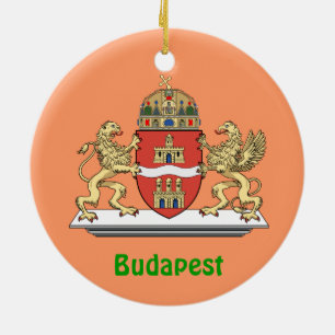 Budapest Hungary Christmas Ornament