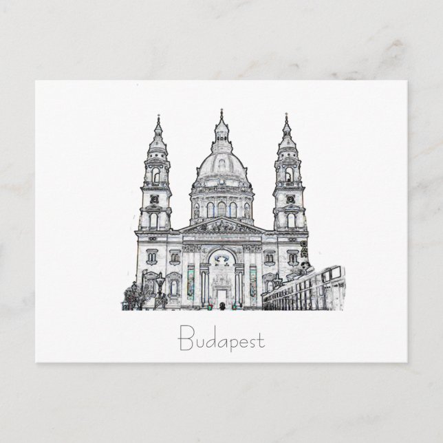 Budapest Hungary City Architecture Postcard (Front)