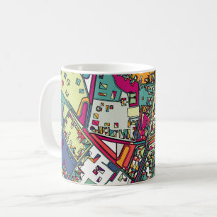 Budapest, Hungary City Map Coffee Mug