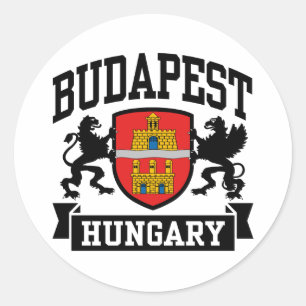 Budapest Hungary Classic Round Sticker