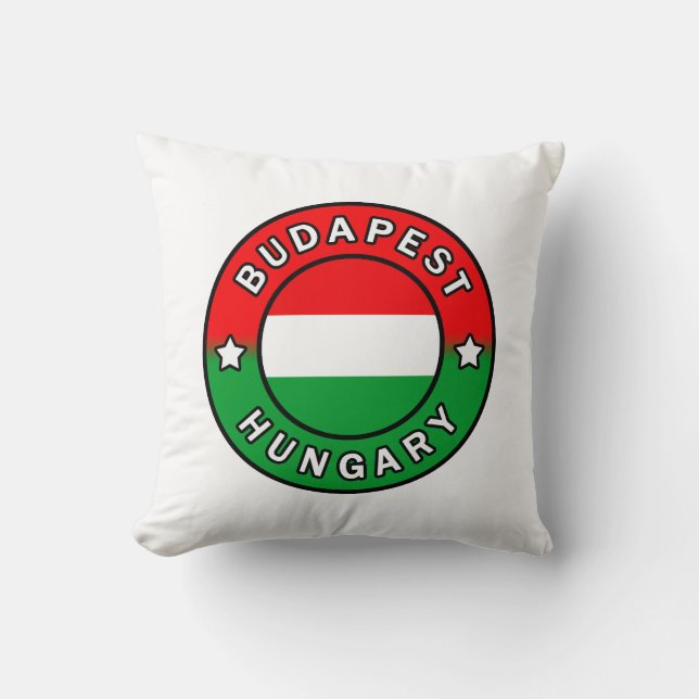 Budapest Hungary Cushion (Front)