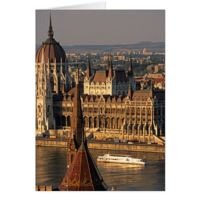 Budapest, Hungary, Danube River, Parliament (Front)