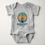 Budapest Hungary Europe Baby Bodysuit<br><div class="desc">Budapest,  Hungary’s vibrant capital,  is famous for its stunning architecture,  historic thermal baths,  and the majestic Danube River that divides the city into Buda and Pest.</div>