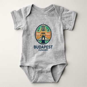 Budapest Hungary Europe Baby Bodysuit